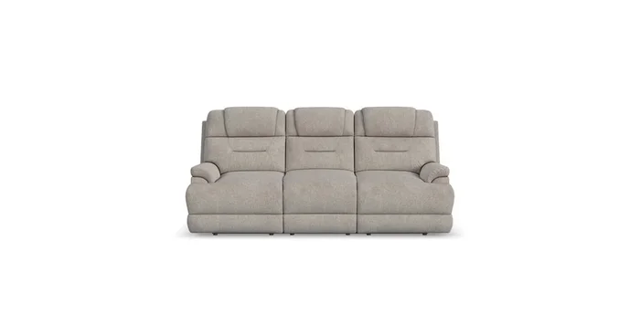 Zecliner Zofa Gray Power Sleep Sofa with Power Headrests & Lumbar
