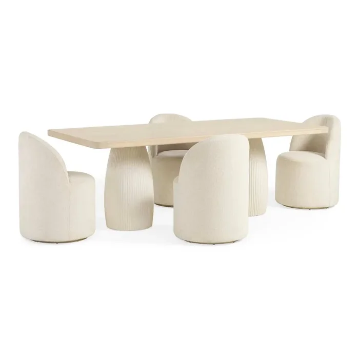 Zinnia 5-Piece Rectangular Dining Set