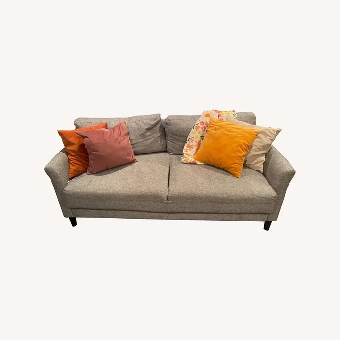 Zinus Soft Grey Jackie Sofa Couch