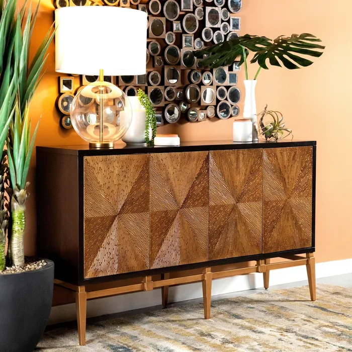 Zira 4-door Accent Cabinet