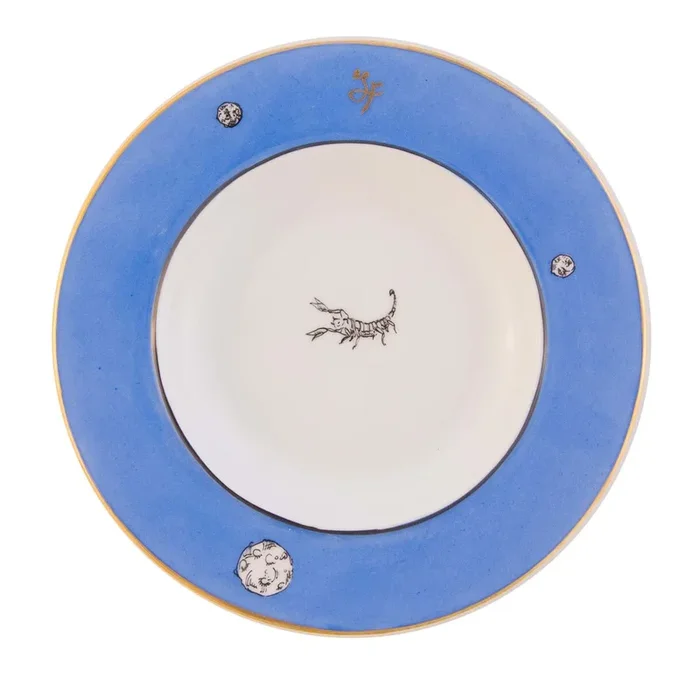 Zodiac Scorpio Soup Plate
