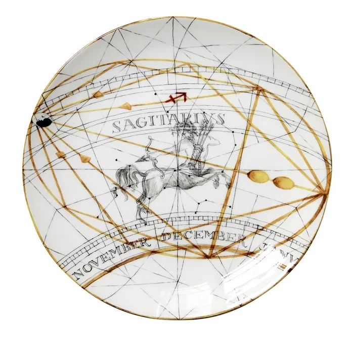 Zodiaco Sagittarius Dinner Plate