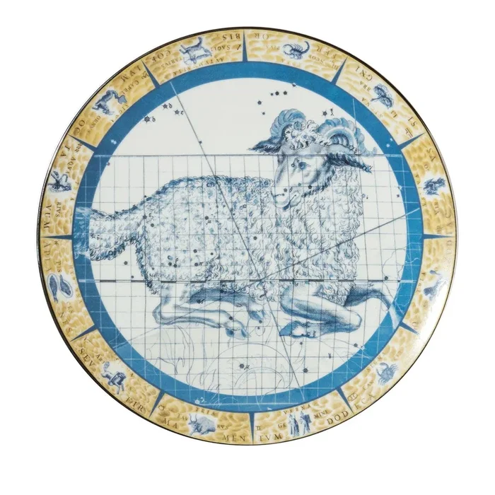 Zodiacus Aries decorative porcelain plate