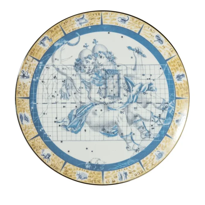 Zodiacus Gemini decorative porcelain plate